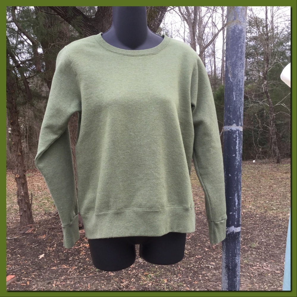 Olive Sweatshirt, sz SP